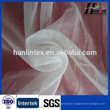 80s 60s 50s écharpe tissu filé polyester voile gris tissu